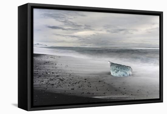 Icebergs , the Vatnajokull National Park, Iceland-Martin Zwick-Framed Premier Image Canvas