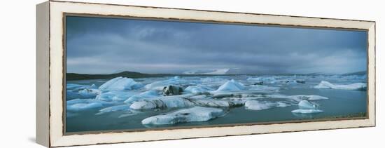 Icebergs-Chris Madeley-Framed Premier Image Canvas