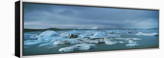 Icebergs-Chris Madeley-Framed Premier Image Canvas