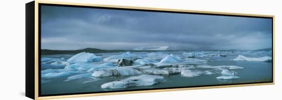 Icebergs-Chris Madeley-Framed Premier Image Canvas