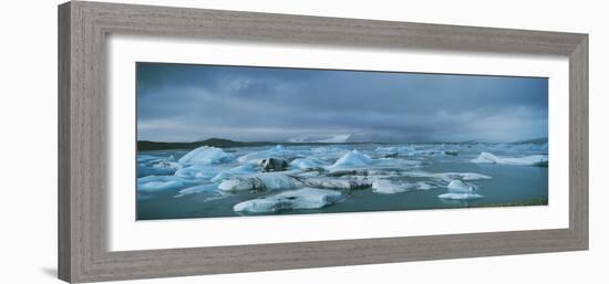 Icebergs-Chris Madeley-Framed Photographic Print