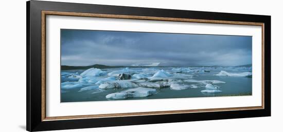 Icebergs-Chris Madeley-Framed Photographic Print