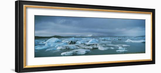 Icebergs-Chris Madeley-Framed Photographic Print