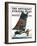 "Iceboat," Saturday Evening Post Cover, February 4, 1928-Eugene Iverd-Framed Giclee Print