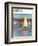 "Iceboating in Connecticut" Saturday Evening Post Cover, November 28, 1959-John Clymer-Framed Giclee Print