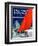 "Iceboats Racing," Saturday Evening Post Cover, February 18, 1939-Ski Weld-Framed Giclee Print