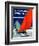 "Iceboats Racing," Saturday Evening Post Cover, February 18, 1939-Ski Weld-Framed Giclee Print