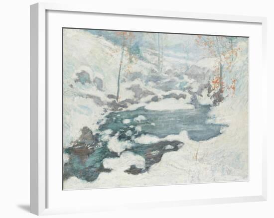 Icebound, C.1889-John Henry Twachtman-Framed Giclee Print