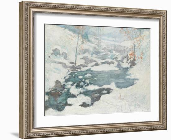 Icebound, C.1889-John Henry Twachtman-Framed Giclee Print