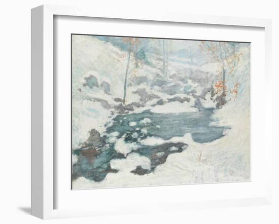 Icebound, C.1889-John Henry Twachtman-Framed Giclee Print