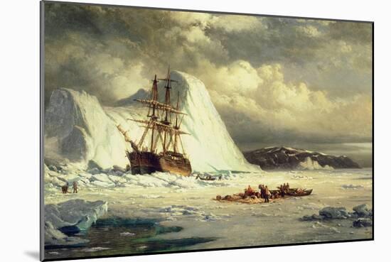Icebound Ship, C.1880-William Bradford-Mounted Giclee Print