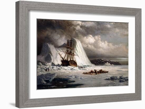 Icebound Ship-William Bradford-Framed Giclee Print