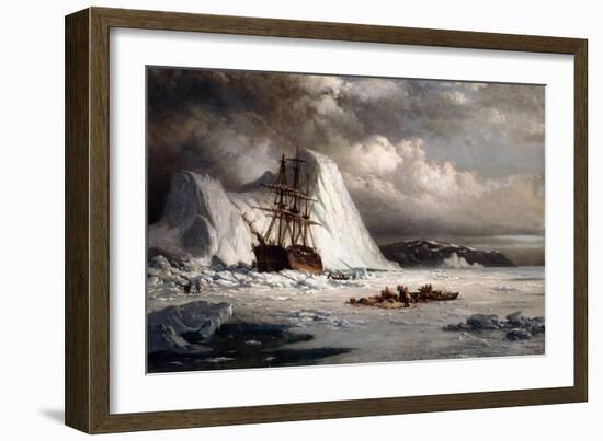 Icebound Ship-William Bradford-Framed Giclee Print