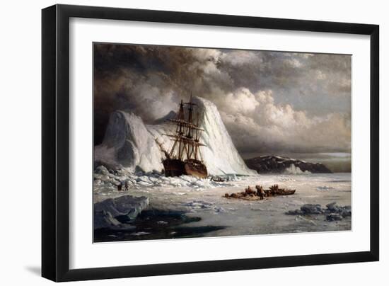 Icebound Ship-William Bradford-Framed Giclee Print