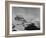 Icebreaker in Frozen Sea Near Base on Antarctica-null-Framed Photographic Print