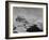 Icebreaker in Frozen Sea Near Base on Antarctica-null-Framed Photographic Print