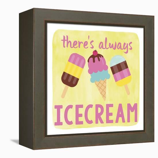 Icecream-Erin Clark-Framed Premier Image Canvas