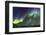 Iceland, Akureyri. Northern Lights glowing.-Ellen Goff-Framed Photographic Print