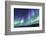 Iceland, Akureyri. Northern Lights glowing.-Ellen Goff-Framed Photographic Print