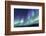 Iceland, Akureyri. Northern Lights glowing.-Ellen Goff-Framed Photographic Print