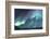 Iceland, Akureyri. The northern lights glow in unbelievable colors.-Ellen Goff-Framed Photographic Print