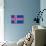 Iceland Country Flag - Letterpress-Lantern Press-Art Print displayed on a wall