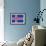 Iceland Country Flag - Letterpress-Lantern Press-Framed Art Print displayed on a wall