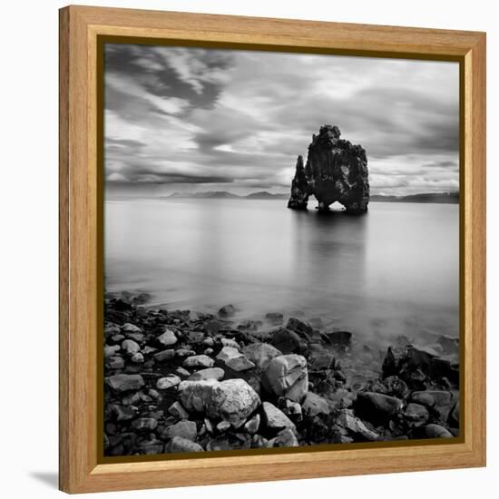 Iceland Dinosaur-Nina Papiorek-Framed Premier Image Canvas