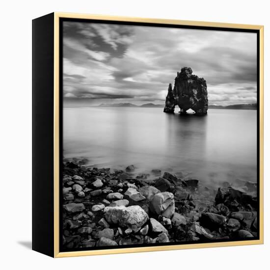 Iceland Dinosaur-Nina Papiorek-Framed Premier Image Canvas