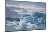 Iceland. East Region. Jokulsarlon. Glacial Lake. Icebergs in the Lake-Inger Hogstrom-Mounted Photographic Print