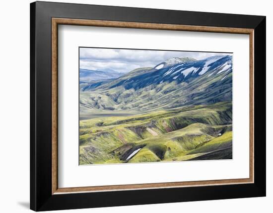 Iceland, Fjallabak Nature Reserve, Landmannalaugar.-Ellen Goff-Framed Photographic Print