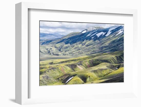 Iceland, Fjallabak Nature Reserve, Landmannalaugar.-Ellen Goff-Framed Photographic Print