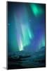 Iceland, Fjallsarlon. the Northern Lights Appearing in the Sky at Fjallsarlon-Katie Garrod-Mounted Photographic Print