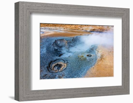 Iceland, Geothermal Area Hverir-Catharina Lux-Framed Photographic Print