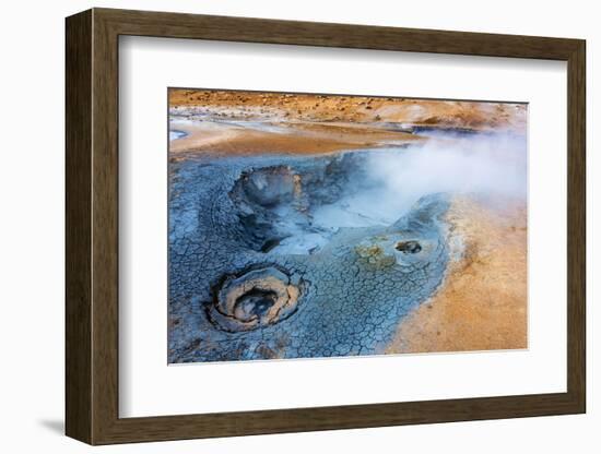 Iceland, Geothermal Area Hverir-Catharina Lux-Framed Photographic Print