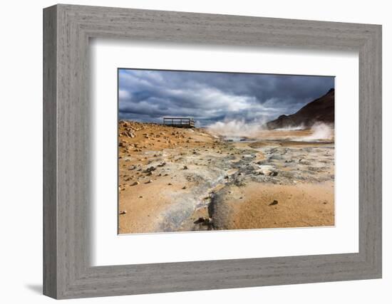 Iceland, Geothermal Area Hverir-Catharina Lux-Framed Photographic Print