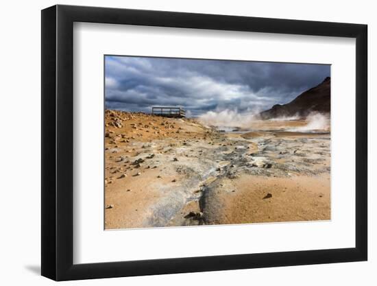 Iceland, Geothermal Area Hverir-Catharina Lux-Framed Photographic Print