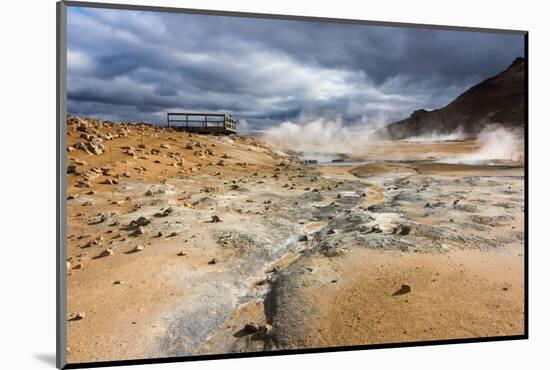 Iceland, Geothermal Area Hverir-Catharina Lux-Mounted Photographic Print