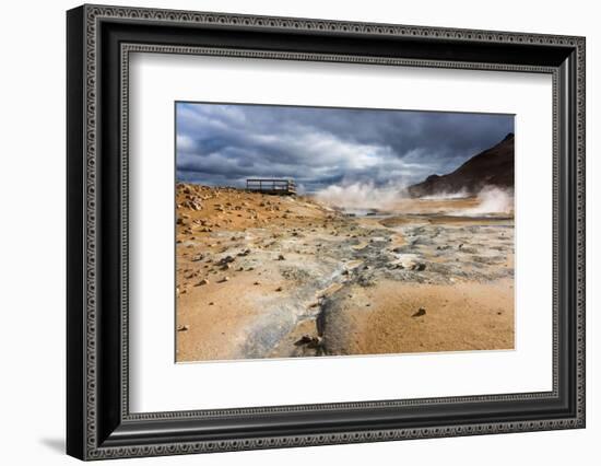 Iceland, Geothermal Area Hverir-Catharina Lux-Framed Photographic Print