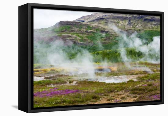 Iceland, Geothermal Field, Geyser-Catharina Lux-Framed Premier Image Canvas