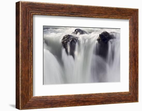 Iceland, Godafoss, Falls of the Gods.-Ellen Goff-Framed Photographic Print