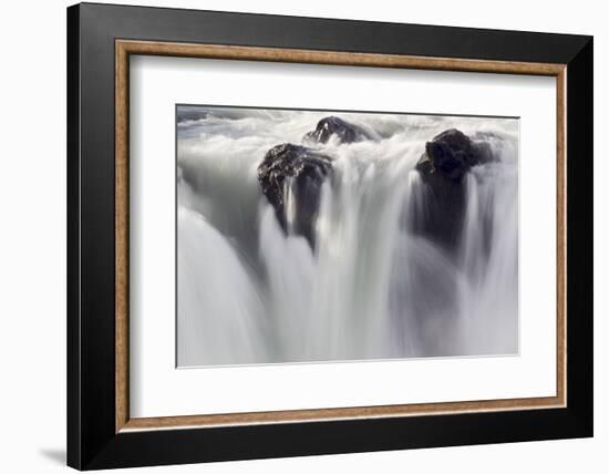 Iceland, Godafoss, Falls of the Gods.-Ellen Goff-Framed Photographic Print