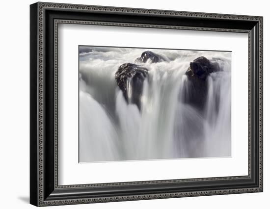 Iceland, Godafoss, Falls of the Gods.-Ellen Goff-Framed Photographic Print