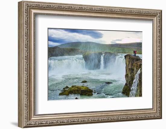 Iceland. Godafoss Waterfall in North Central Iceland. on Ring Road-Bill Bachmann-Framed Photographic Print