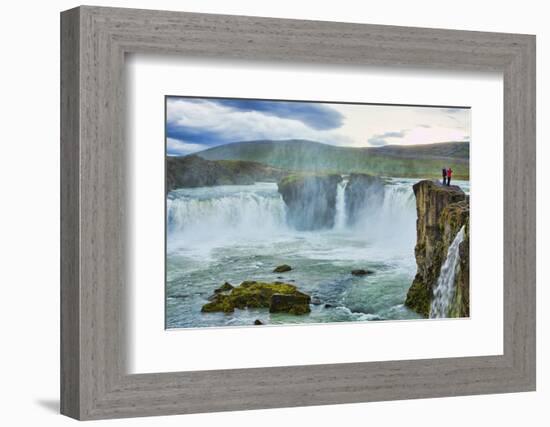 Iceland. Godafoss Waterfall in North Central Iceland. on Ring Road-Bill Bachmann-Framed Photographic Print