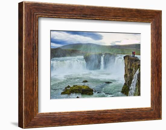 Iceland. Godafoss Waterfall in North Central Iceland. on Ring Road-Bill Bachmann-Framed Photographic Print