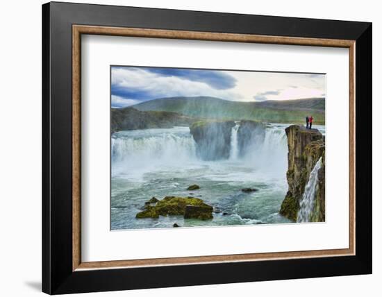 Iceland. Godafoss Waterfall in North Central Iceland. on Ring Road-Bill Bachmann-Framed Photographic Print