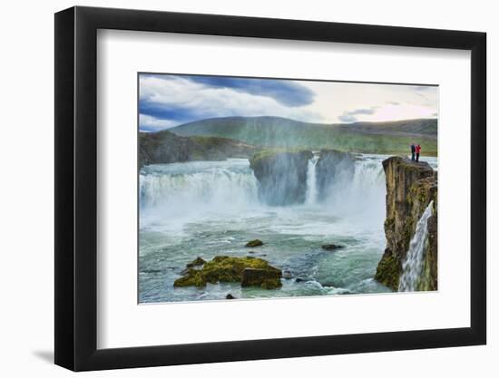 Iceland. Godafoss Waterfall in North Central Iceland. on Ring Road-Bill Bachmann-Framed Photographic Print