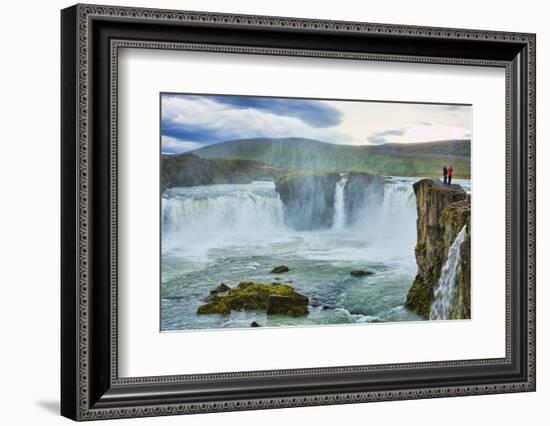 Iceland. Godafoss Waterfall in North Central Iceland. on Ring Road-Bill Bachmann-Framed Photographic Print
