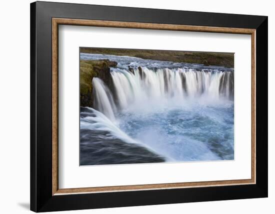 Iceland, Godafoss waterfall. The waterfall stretches over 30 meters-Ellen Goff-Framed Photographic Print